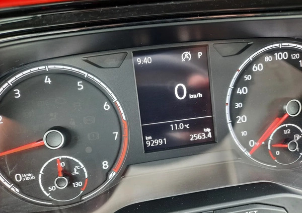 Volkswagen Polo cena 59900 przebieg: 92992, rok produkcji 2019 z Ślesin małe 781
